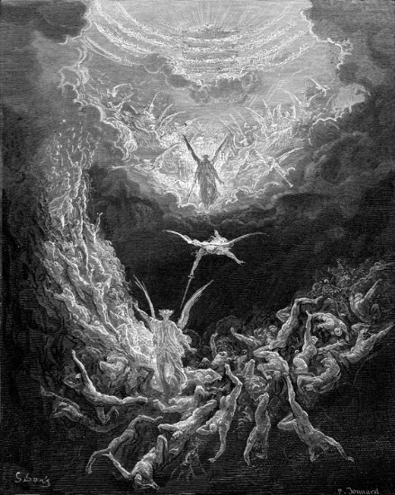Apocalypse 20, 1-13 : Jugement dernier - Gravure de Gustave Doré