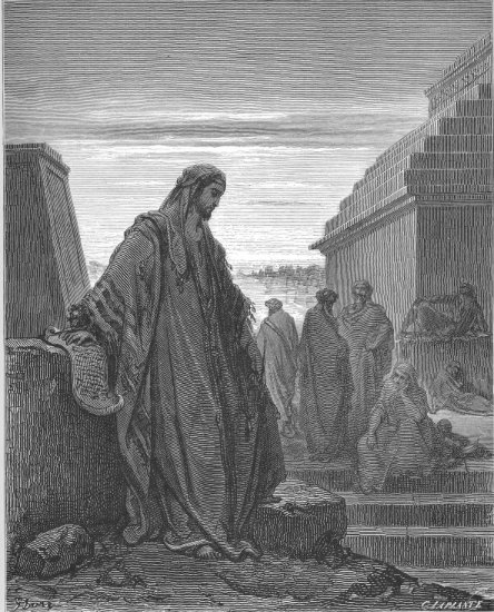 Daniel 1, 1-15 : Daniel - Gravure de Gustave Doré