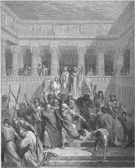 Daniel 13, 51 : Justification de Suzanne - Gravure de Gustave Doré