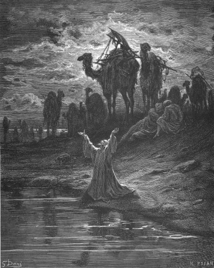 Genèse 32, 1-16 : Prière de Jacob - Gravure de Gustave Doré