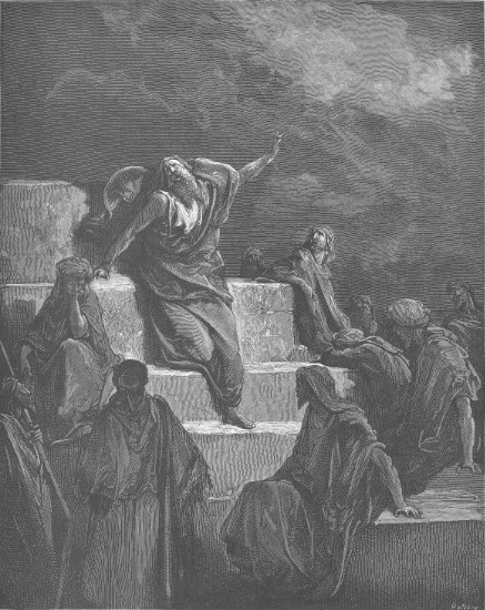 Jérémie 1, 14-15 : Jérémie - Gravure de Gustave Doré
