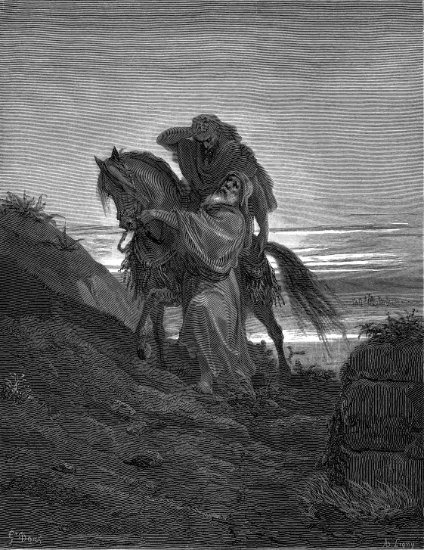 Luc 10, 30-33 : Le bon Samaritain - Gravure de Gustave Doré