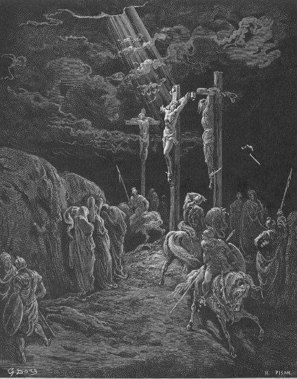 Matthieu 27, 46-50 : Mort du Christ - Gravure de Gustave Doré
